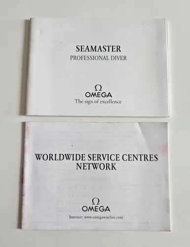 Omega Instruction manual 1993 Seamaster Professional Diver 03090170