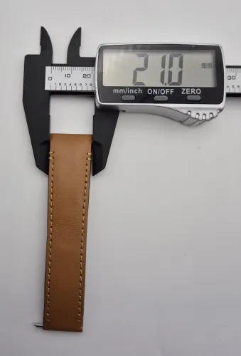 Cartier OEM Tan leather strap 21mm Quick change + Deployment clasp KDAULABK