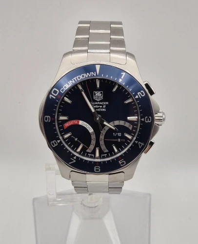 TAG Heuer Calibre S CAF7110 Regatta Blue dial Box & Papers 2014