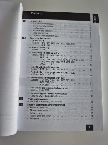 Omega Instruction manual 2012 03090840M