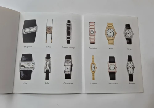 Cartier Instruction manual PCWA0275 / PCWA0048 Chronoscaph, Santos, Tortue, Sofa ect...