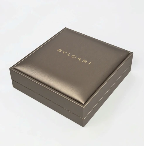 Bvlgari necklace box beige / brown with outer box