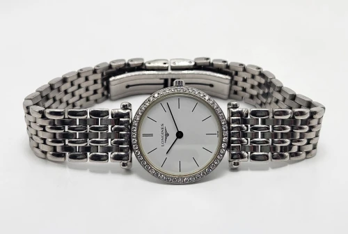 Longines La Grande Classique L4.204.0 Factory diamond bezel Box & Papers 2016
