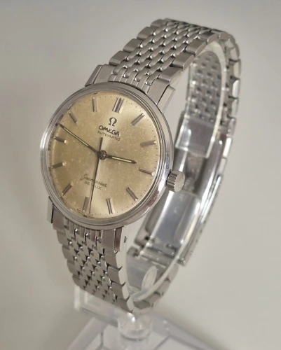 Omega Seamaster De Ville 14765 61SC Automatic watch Champagne patina dial Circa 1961