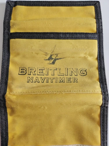 Vintage Breitling Navitimer Wallet foldable card & money wallet Circa 2000s