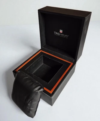 TAG Heuer Black square box Circa 2005-2010 Black Inner lining