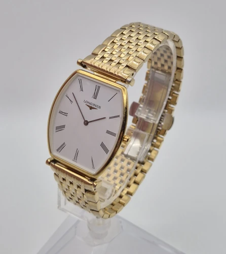 Longines La Grande Classique L4.705.2 Gold plated Tonneau case 29.5mm Box & Papers