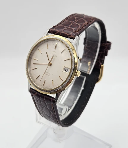 Omega De Ville 196.0201 34mm "Ghost" Dial Quartz cal. 1332 Circa 1985-89