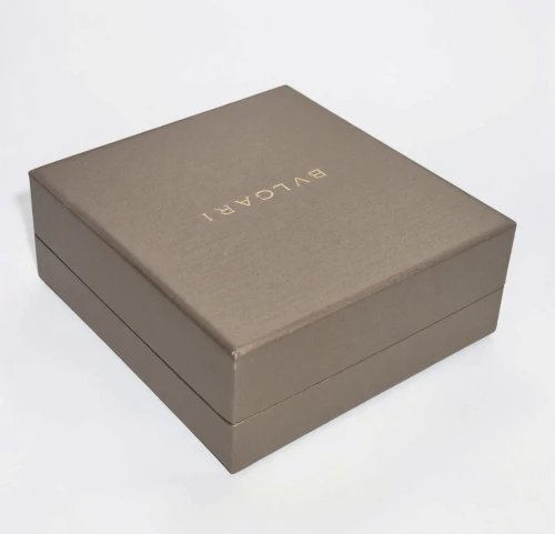 Bvlgari necklace box beige / brown with outer box