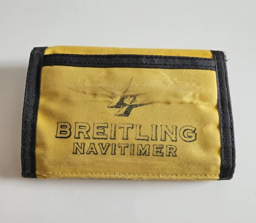 Vintage Breitling Navitimer Wallet foldable card & money wallet Circa 2000s