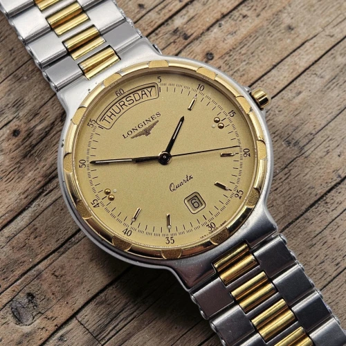 Longines Conquest Day-Date 33mm Bi-colour