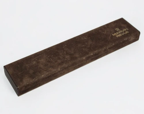 Vintage Marvin Revue 9.5" long suede watch box