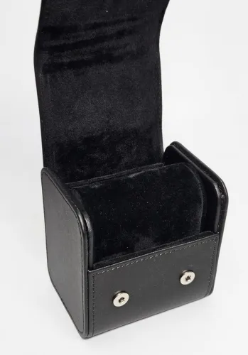 Montblanc watch travel case black PU Leather case UK Service center case