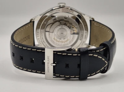 Montblanc Heritage Chronometre 7347 116481 Blue dial Box & Papers