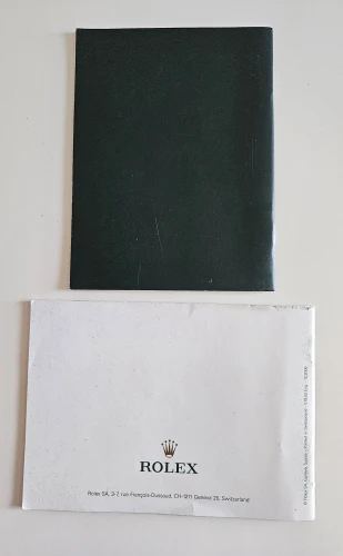 Rolex Datejust manual 2006 set incl Calendar card & wallet 552.02 Eng - 5.2006