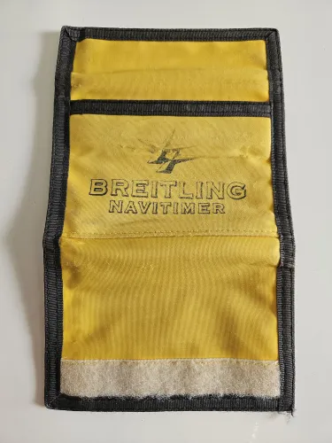Vintage Breitling Navitimer Wallet foldable card & money wallet Circa 2000s