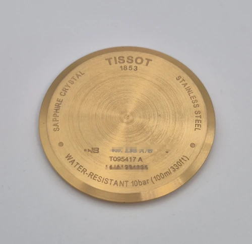 Tissot T095417A Quickster 42mm Watch case, glass, pushers and crown