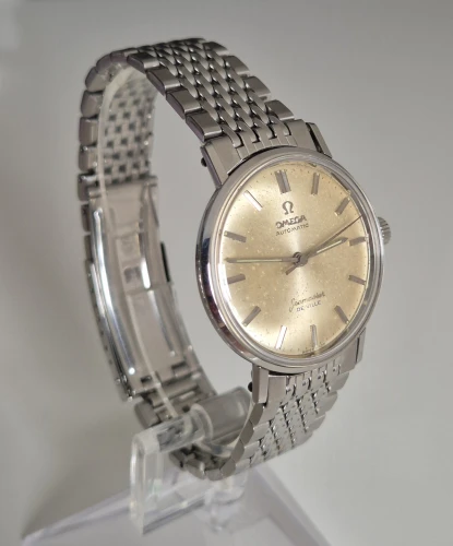 Omega Seamaster De Ville 14765 61SC Automatic watch Champagne patina dial Circa 1961