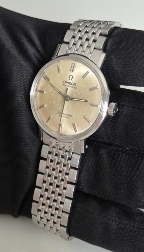 Omega Seamaster De Ville 14765 61SC Automatic watch Champagne patina dial Circa 1961