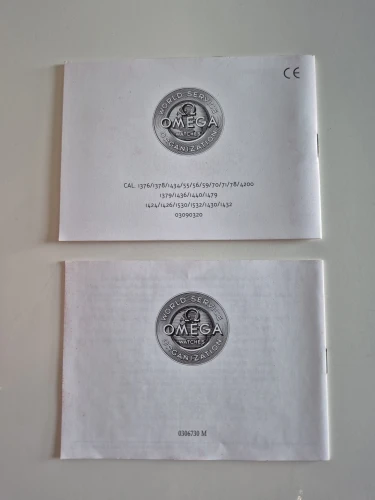 Omega Instruction manual 03090320 1998