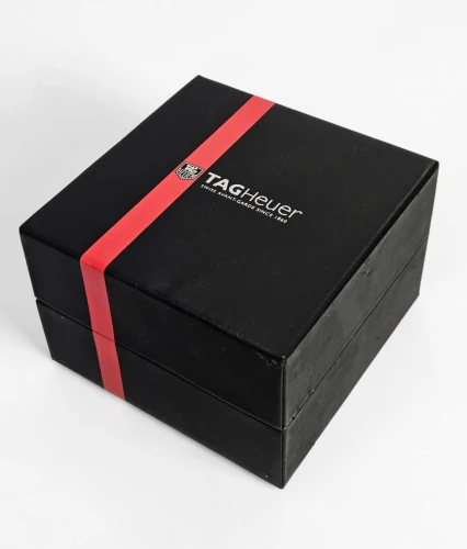 TAG Heuer Senna Special edition black square box red stripe circa 2017