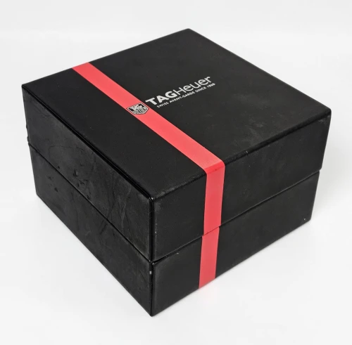 TAG Heuer Senna Special edition black square box red stripe circa 2017