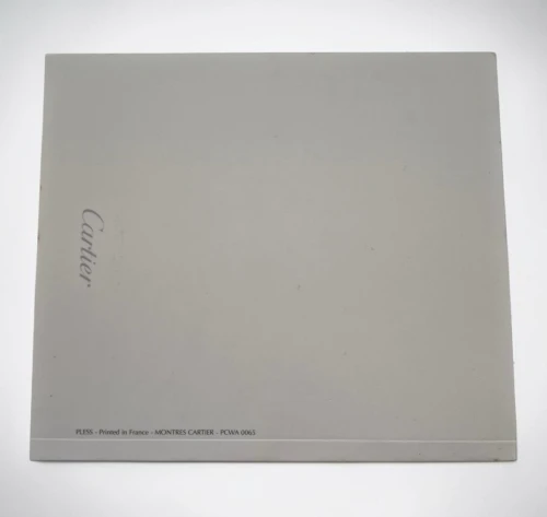 Cartier Instruction manual Circa 2000s PCWA0065 Baignoire, Santos, Tank, Divan, Himalin ect