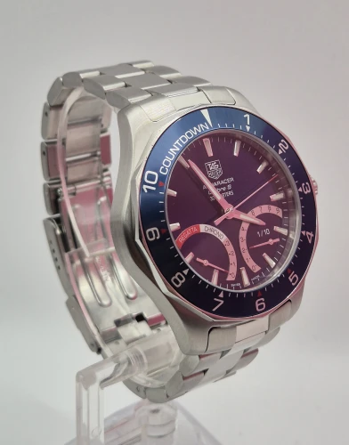 TAG Heuer Calibre S CAF7110 Regatta Blue dial Box & Papers 2014