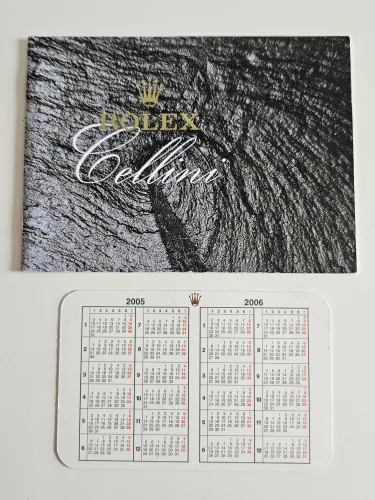 Rolex Cellini manual 2006 + Calendar card 559.52 Eng - 1.2006