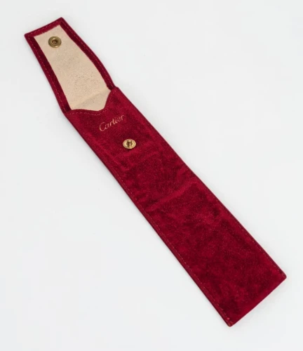 Cartier Red velvet pen pouch