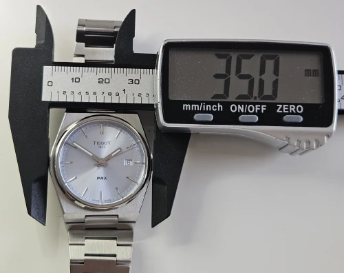 Tissot PRX T137210A S/Steel 35mm Ice blue dial Box & papers 2022