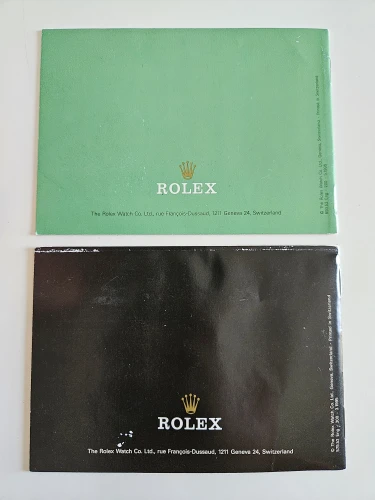 Rolex Datejust manual 1995 + Your oyster & Calendar card set 593.52 Eng - 200 - 5.1995