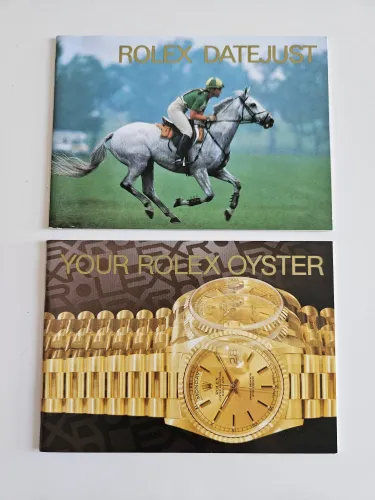 Rolex Datejust manual 1999 + Your Oyster set 593.52 Eng  - 70 - 5.1999 / 579.52 Eng - 100 - 9.1999