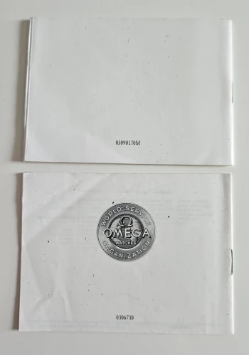 Omega Instruction manual 1993 Seamaster Professional Diver 03090170M