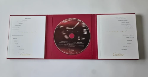 Cartier Instruction manual & guarantee papers PCWA0396