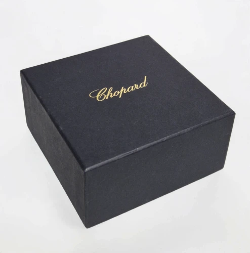 Chopard Earring / Cuflinks box 94001-0010 blue leather with outer box