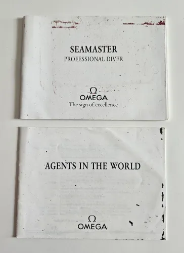 Omega Instruction manual 1993 Seamaster Professional Diver 03090170M