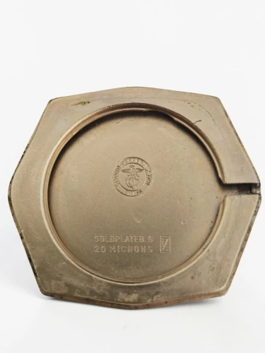 Girard Perregaux Manual wind watch Gold Plated Hexagonal case with integrated bracelet Circa 1980s