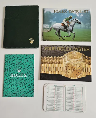 Rolex Datejust manual 1991 set 593.52 Eng - 100 - 9.1991 / 579.52 Eng - 200 - 8.1991