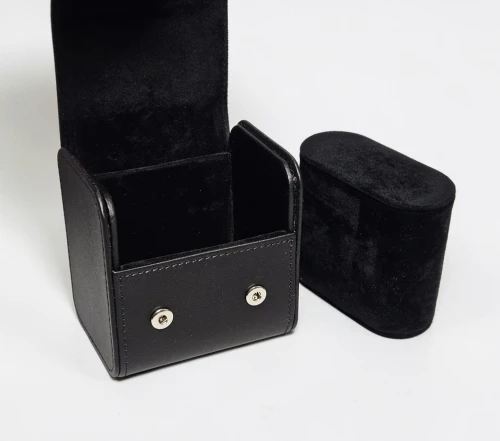 Montblanc watch travel case black PU Leather case UK Service center case