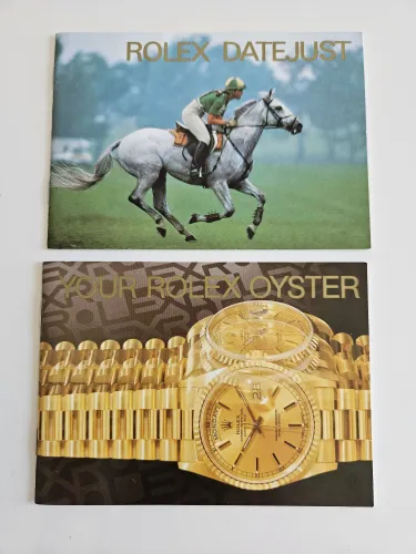 Rolex Datejust manual 1998 + Your Oyster manual 593.52 Eng - 100 - 3.1998 / 579.52 Eng - 100 - 6.1998