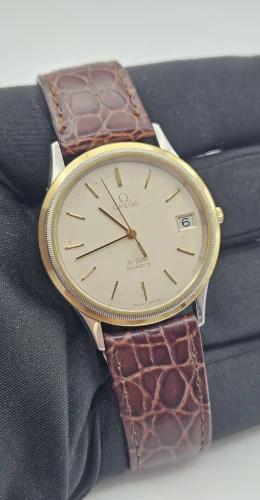Omega De Ville 196.0201 34mm "Ghost" Dial Quartz cal. 1332 Circa 1985-89