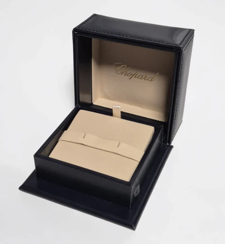 Chopard Earring / Cuflinks box 94001-0010 blue leather with outer box