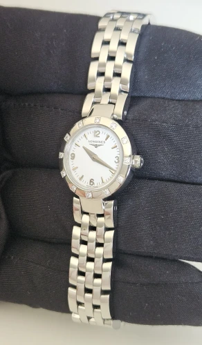 Longines Dolce Vita L5.174.0 White dial with Diamond bezel Box & Papers