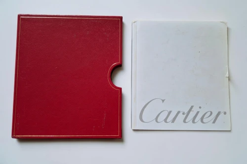 Cartier Instruction manual with cover PCWA0377