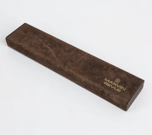 Vintage Marvin Revue 9.5" long suede watch box