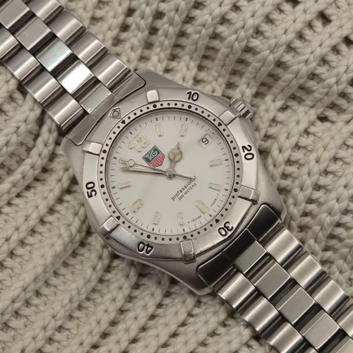 TAG Heuer Professional WK1211 White dial Box & Papers 2001