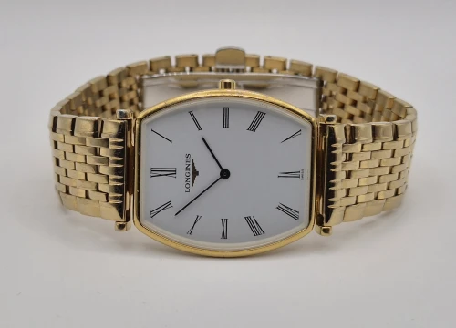 Longines La Grande Classique L4.705.2 Gold plated Tonneau case 29.5mm Box & Papers