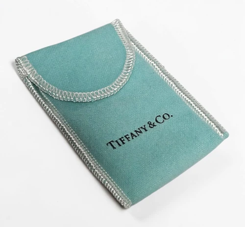 Tiffany & Co. Small rectangle pouch with box