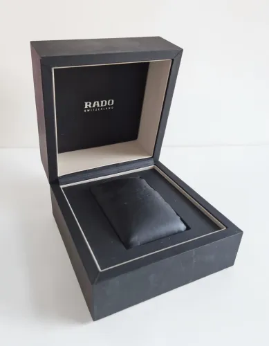 Rado Black square watch box circa 2016-2020